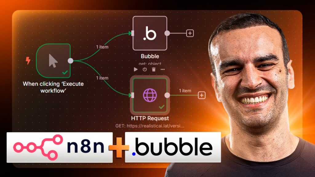 Como conectar um Agente IA do N8N ao Bubble (Tutorial) 1